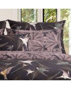 Swallows plum katoenen satijnen dekbedovertrek + kussensloop - 140x200 cm + 63x63 cm