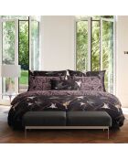 Swallows plum katoenen satijnen dekbedovertrek + kussensloop - 140x200 cm + 63x63 cm