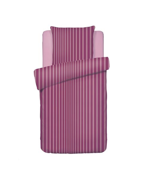 Dekbedovertrek + kussensloop katoensatijn Beam Rose - 240x220 cm + 2x (63x63 cm)