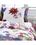 Copripiumino + 2 federe in raso di cotone Jardin Tropical Multico - 240x220 cm + 2x (63x63 cm)