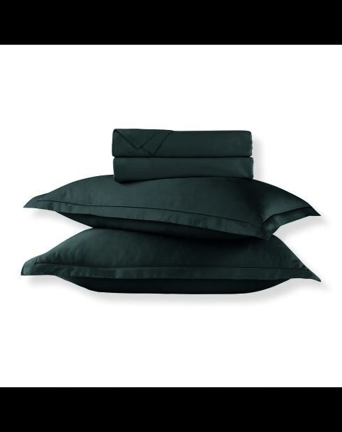Uni 1 Baratta Bettlaken-Set aus Baumwollsatin, 230 x 270 cm, Grau 03