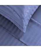 Dobby Blue katoenen satijnen lakenset met geweven strepen + 160x200x30 cm + 2x (50x70 cm)