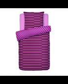 Copripiumino + federa in cotone satinato Eclat Rose - 140x200 cm + 63x63 cm