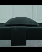 Uni 1 Baratta Bettlaken-Set aus Baumwollsatin, 230 x 290 cm, Grau 03