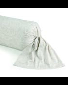 Custodia in raso di cotone Arabesque taupe - 43x210 cm