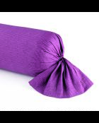 Funda acolchada satinada de algodón con forma de ciruela y polen, 43 x 210 cm