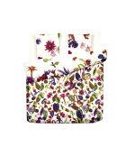 Funda nórdica y 2 fundas de almohada de satén de algodón Jardin Floral multico, 260 x 240 cm, 2 x 63 cm