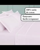 Lenzuolo piatto in raso di cotone tinta unita 1 baratta taupe 03