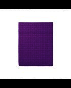 Lakentje van katoensatijn met stuifmeel en pruim