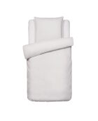 Funda de edredón y funda de almohada de satén de algodón liso de color topo, 140 x 200 cm + 63 x 63 cm