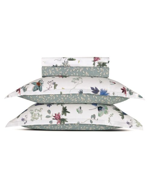 Ensemble de draps satin de coton Semis jaune - 180 x 200 x 30 cm