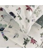 Ensemble de draps satin de coton Semis jaune - 180 x 200 x 30 cm