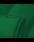 Set di lenzuola in raso di cotone tinta unita 1 baratta verde 02 + 160x200x30 cm + 2x (50x70 cm)