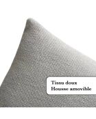 Funda de cojín Ava blanca - 45x45 cm