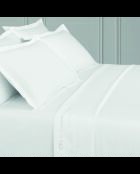 1 lenzuolo Baratta in raso di cotone tinta unita bianco 01