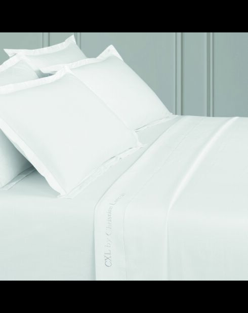 1 lenzuolo Baratta in raso di cotone tinta unita bianco 01