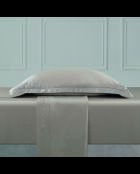 1 Baratta Taupefarbenes schlichtes Bettlaken aus Baumwollsatin 01