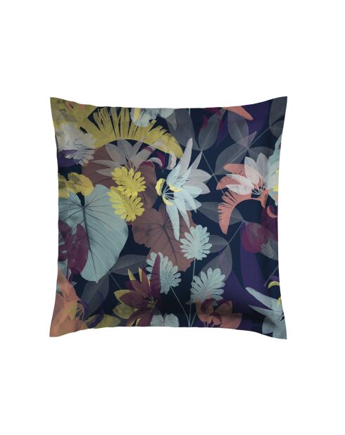 2 fundas de almohada de satén de algodón Plum Tanzania, 63 x 63 cm