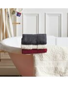 Maxi telo da bagno - bordeaux - 100x150 cm