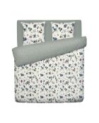 Dekbedovertrek + 2 kussenslopen geel Semis katoen satijn - 260x240 cm + 2x (63x63 cm)