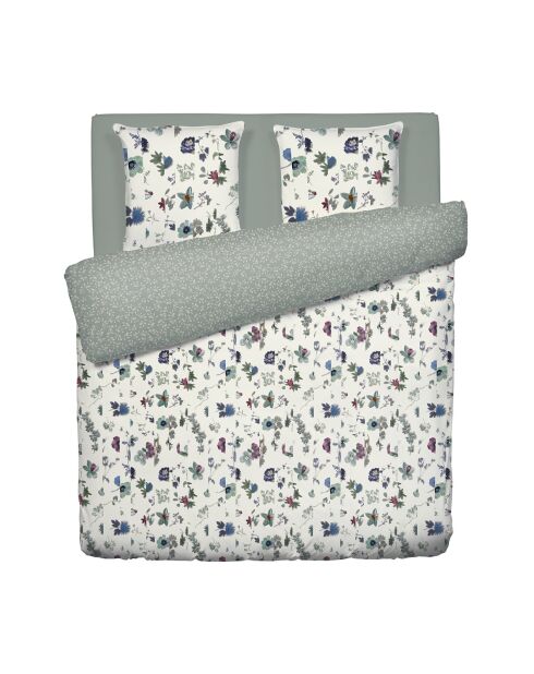 Dekbedovertrek + 2 kussenslopen geel Semis katoen satijn - 260x240 cm + 2x (63x63 cm)