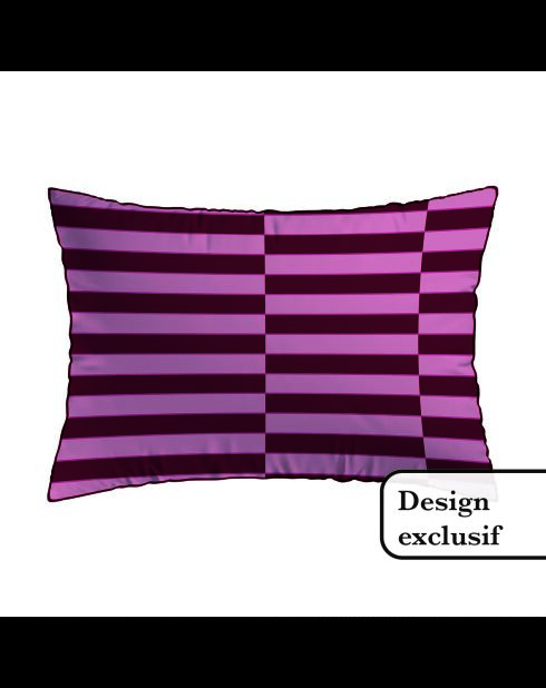 2 Kissenbezüge aus Baumwollsatin Beam/Pink Sparkle — 50 x 70 cm