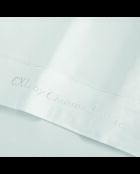 Set di lenzuola in raso di cotone tinta unita 1 baratta bianco 01 - 230x270 cm + 150x200x30 cm + 2x (50x80 cm)