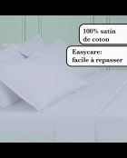 1 lenzuolo Baratta in raso di cotone tinta unita grigio 01