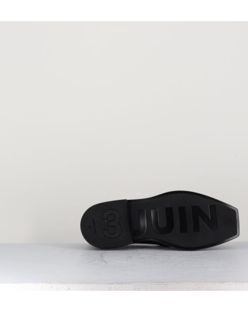 Mocassins en cuir noirs