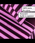 Eclat Rose katoenen satijnen lakenset + 180x200x30 cm + 2x (50x70 cm)