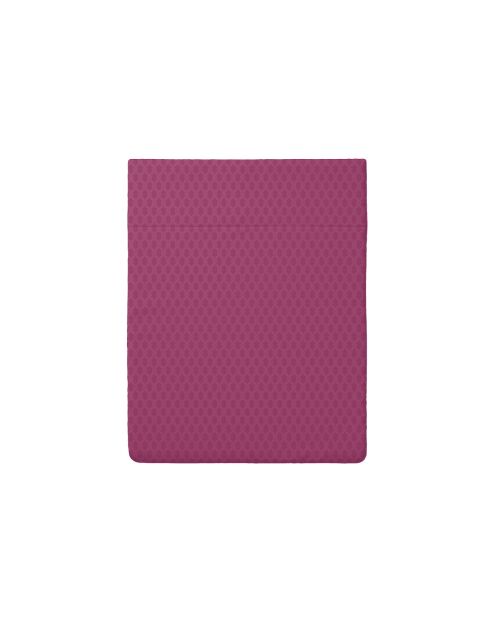 Lenzuolo piano Garden Micro in raso di cotone lampone