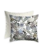 Garten-Kissenbezug aus Baumwollsatin, 63 x 63 cm, taupefarben