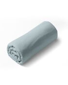 Lenzuolo con angoli in raso di cotone Garden Micro Mint