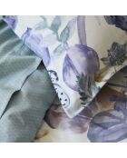 Lenzuolo con angoli in raso di cotone Garden Micro Mint