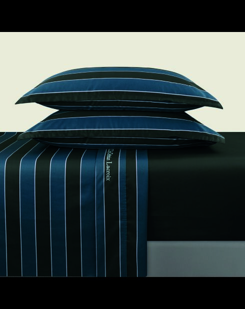 Eclipse katoenen satijnen lakenset donkerblauw + 180x200x30 cm + 2x (50x70 cm)