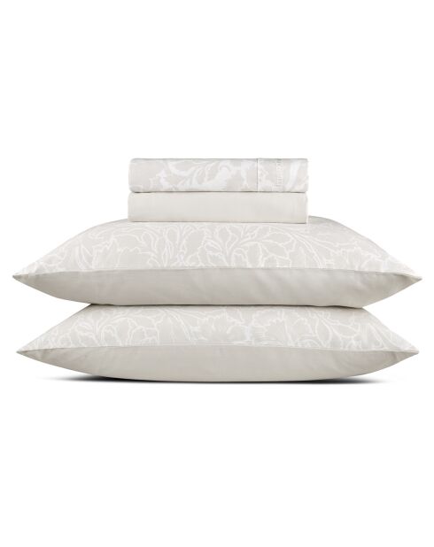 Bettlaken-Set aus Baumwollsatin in Arabesken-Design, 230 x 270 cm + 150 x 200 x 30 cm + 2 x (50 x 80 cm)