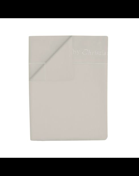 Einfarbiges Bettlaken aus Baumwollsatin 1 Baratta Taupe 05