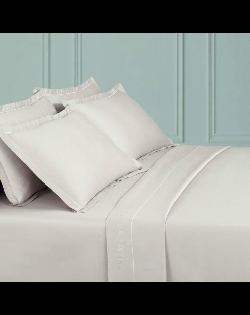 Einfarbiges Bettlaken aus Baumwollsatin 1 Baratta Taupe 05