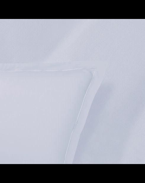 Set di lenzuola in raso di cotone tinta unita 1 baratta grigio 01 + 2x (90x200x30 cm) + 2x (63x63 cm)