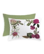 Taie d'oreiller satin de coton Garden vert - 50x70 cm