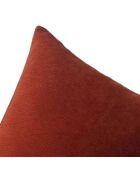 Kussenhoes Chloé Rouge séquoia - 45x45 cm