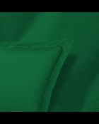1 baratta groene kussensloop van effen katoensatijn 02 - 2x (63x63 cm)