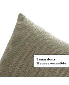 Léona grüner Kissenbezug - 45x45 cm