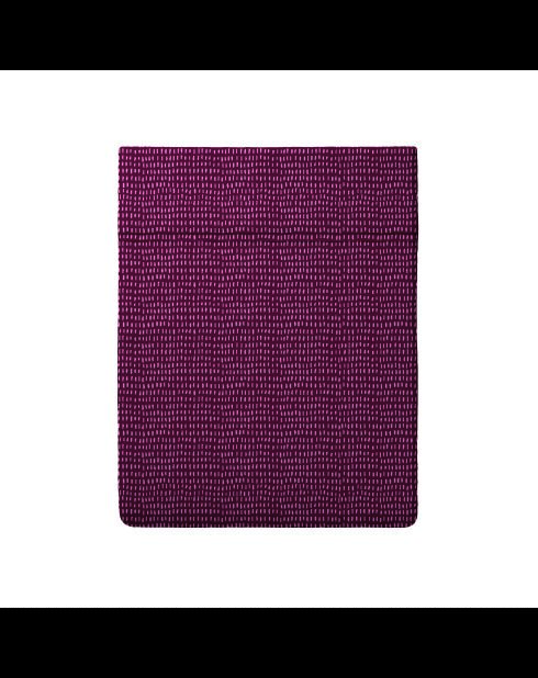 Drap plat satin de coton Pollen bordeaux