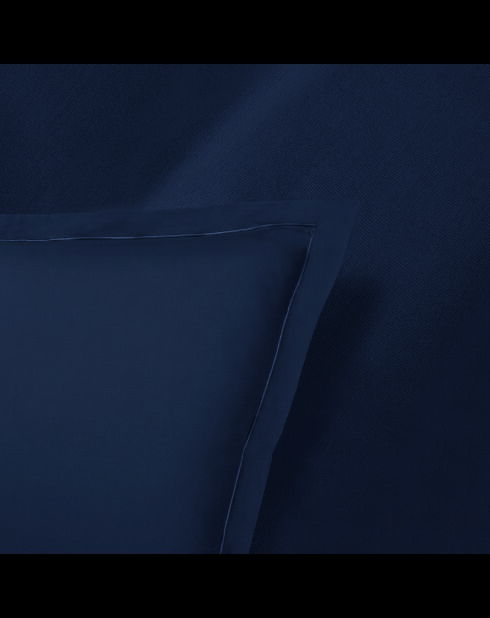 Bettlakenset aus glattem Baumwollsatin 1 Baratta blau 07 + 180x200x30 cm + 2x (50x70 cm)