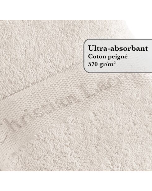 Set di 2 asciugamani e 2 teli da bagno sabbia - 50x100 cm + 70x140 cm