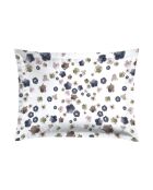 Exotic Flower Kissenbezug aus Baumwollsatin, 50 x 70 cm, weiß