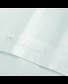 Set di lenzuola in raso di cotone tinta unita 1 baratta bianco 01 + 2x (90x200x30 cm) + 2x (50x70 cm)