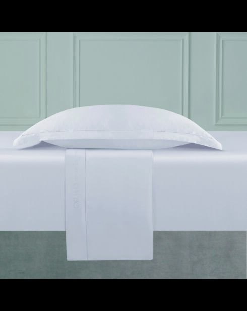 Set di lenzuola in raso di cotone tinta unita 1 baratta grigio 01 - 230x290 cm + 180x200x30 cm + 2x (50x80 cm)