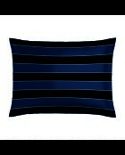 Dunkelblauer Panorama-Kissenbezug aus Baumwollsatin — 2 x (50 x 70 cm)